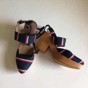 Free People Nautical Monaco Clogs
